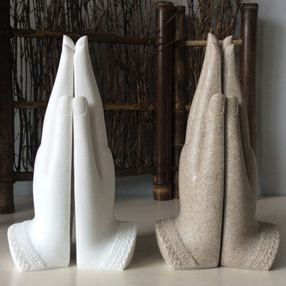 Creative Resin Buddha Hand Sculpture for Home Decor