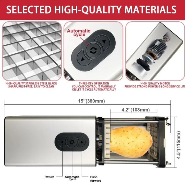 Electric French Fry & Vegetable Cutter